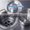 Small Radius R25 Stainless Steel SUS 304 Gauge 18/8 Double bowl kitchen Sink(D03L/R)