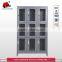 high quality KD structure metal mesh 9 doors locker with legs