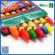 2016 hot sale 8 color fluorescent crayon into paper box for the kindergarten children