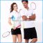 unisex badminton jersey uniform hot sale in wholesale sports clothing