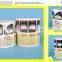 Custom self adhesive label sticker for packaging of snack