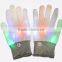 New product black/ white flashing fiber optic gloves party toy,hot sell magic flash glove,funny party toy with light