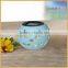 mini ceramic solar led lantern rechargeable lights for garden ornaments