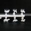 Building model materials, scale sheep for HO scale , 1/87 scale farm model sheep ,white sheep