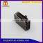 Fashion gun metal squre handbag lock for jelly bags/pvc bag
