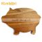 kitchen acacia wood animal shaped cutting board