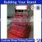 Movable metal lighting candies display stands