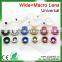 2 in 1 Clip-on Wide Angle 0.67X + Macro Lens for Most Mobile Phone, Universal Detachable