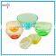 Glassware Dinner Set Plastic Lid Glass Storage Bowl