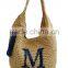 Fashionable Element Embroidery Letters Paper Bags