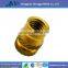Ultrasonic Brass Threaded Inserts for Plastics, Furniture Insert Nuts for Wood, Connection Brass Insert ppr Pipe Fittings