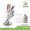 Best Sale Circular Sector Acrylic Knife Block for Kitchen