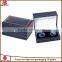 2016 Black PU Leather cufflink box/leather cufflink box