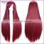 Cosplay Straight Brazilian Hair Full Lace Wig With Baby Hair