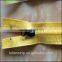 NO.5 Closed end pellet bagging used sparking yellow zipper