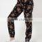 Slim Floral Print Cotton Pant and Comfortable Lounge Pants