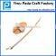 wood bath brush with 100% natural,long curved handle,detachable head