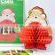 2015 NEW Christmas Santa Hat paper Tissue honeycomb table Centerpiece decoration