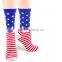 terry ankle american flag socks