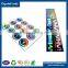 Hot melt high security scratch off white liner bright gold PET film hologram label