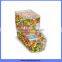 Newly hotsale acrylic shoe shape candy box