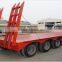 40-60ton 3 Axle Low Flatbed Truck Semi Trailer