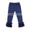 Wholesale 2016 High quality baby icing ruffle pants solid color childrens ruffle best selling icing leggings triple ruffle pants