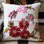 High Quality Linen Cotton Cushion Covers, Sofa Seat Embroidery Cushion Decorative Pillow Cases Supply