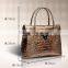 Luxury fashion brand leather ladies and girls office shoulder and tote handbag