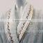 100% Cotton Jacquard Bathrobe Velour Hotel Bath Robe With Embroidery Shawl Collar Robe