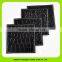 15015 Leather square glass cup coaster for decoration