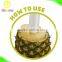 Easy tool ABS high quality white and black pineapple slicer