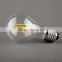 led manufacturer led light A60 filament led bulb, e27 lamp holder A60 filament led lights for home