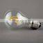 new products LED light A60 filament bulb, E27 lamp holder filament led light