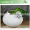 home decoration white porcelain customized flower vase