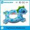 High quality EN71 pvc inflatable swimming ring float lounger, baby seat floater