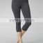 High Stretchy Capri Yoga Gym Pants With Mesh Panel