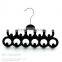 high quality flocked velvet tie hanger scarf hanger