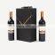 two bottles luxurious brand wine box
