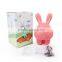 Home goods pretty portable mini rabbit battery led clamp folding desk lamp