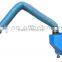 Flexible metal welding Extractors with Electrostatic Air Filter