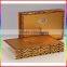 Luxury rigid gold paper gift box