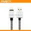 PNGXE Hot Sale High Quality Nylon Braided Usb Charger Cable for Iphone 5 Data Cable