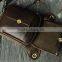 Best quality handmade mens bag genuine leather waist bag for sports