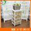 Hand Painted Tall Thin Vertical Storage Cabinets