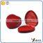 Customized red flocking velvet jewerly package display case