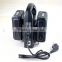 Specified 2-channel portable universal battery charger for broadcast Li-ion camera battery