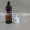 30ml amber glass e cigarette dropper bottle for essential oil