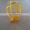 100' 14/2 Yellow Temporary Light String with cages