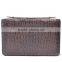 Luxury Crocodile Clutch Bag Men Genuine Leather Briefcase Brown Manufacturer
